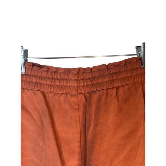 2/$30 Loft Small Rust Elastic Waist Drawstring Shorts - Picture 6 of 8